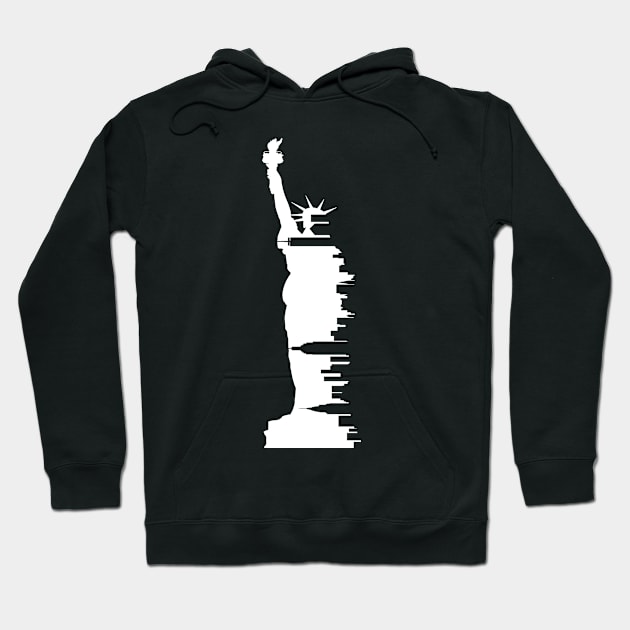 Statue of Liberty New York Skyline Hoodie by LuisP96